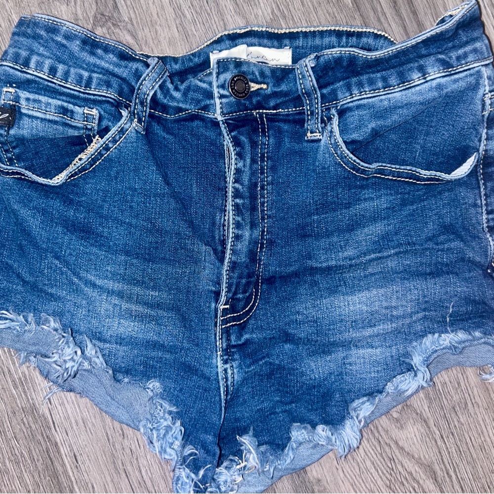 KanCan Distressed Denim Jean Shorts